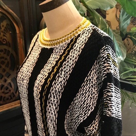 Free People Show Me Love stripe pull over sweater - Picture 7 of 14